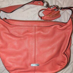 Coach Pink Leather Hobo